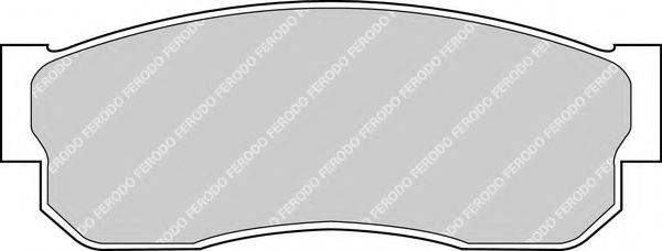 FERODO 20958 Комплект гальмівних колодок, дискове гальмо