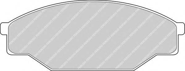 FERODO 21158 Комплект гальмівних колодок, дискове гальмо