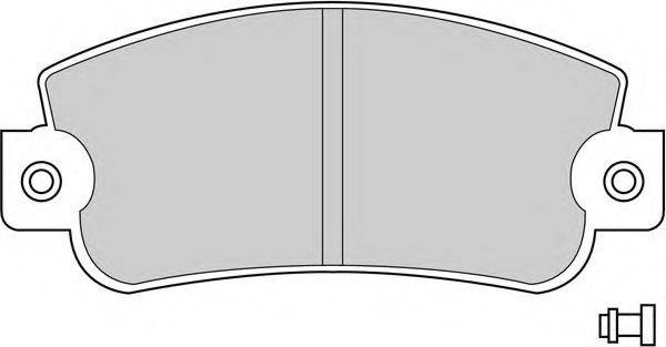 FERODO 20951 Комплект гальмівних колодок, дискове гальмо