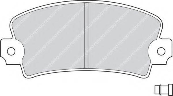 FERODO 20495 Комплект гальмівних колодок, дискове гальмо