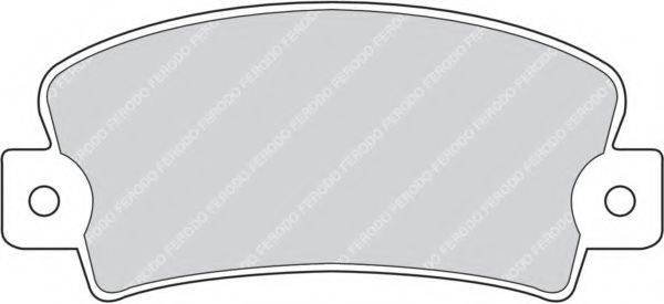 FERODO 20139 Комплект гальмівних колодок, дискове гальмо