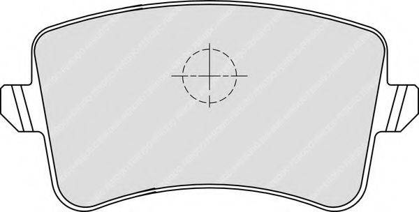 FERODO 24606 Комплект гальмівних колодок, дискове гальмо