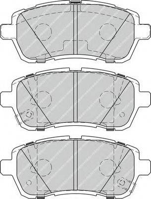 FERODO 24676 Комплект гальмівних колодок, дискове гальмо