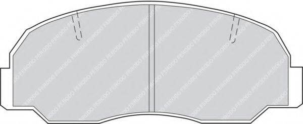 FERODO 21243 Комплект гальмівних колодок, дискове гальмо