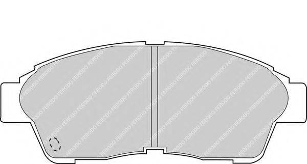 FERODO 21601 Комплект гальмівних колодок, дискове гальмо
