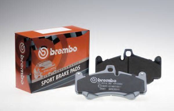 BREMBO 07B31471 Комплект високоефективних гальмівних колодок