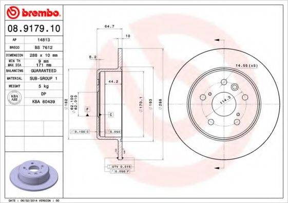 BREMBO 08.9179.10