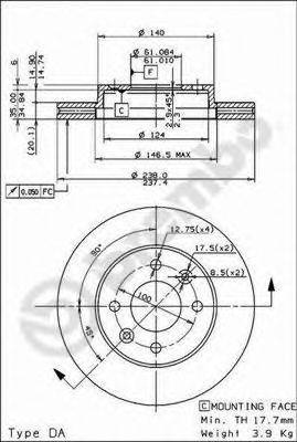 BOSCH 0986478276 гальмівний диск