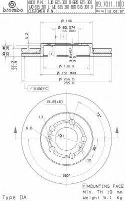 BREMBO 09.7011.11