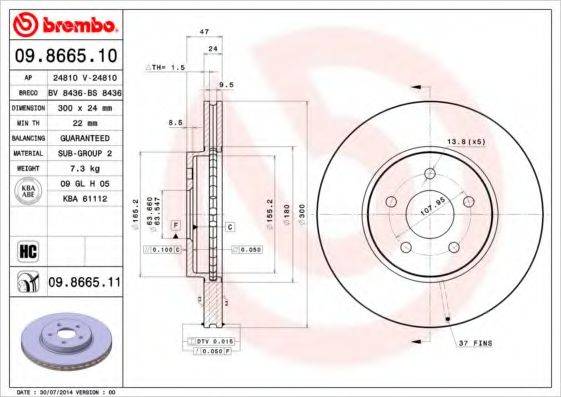 BREMBO 09.8665.11