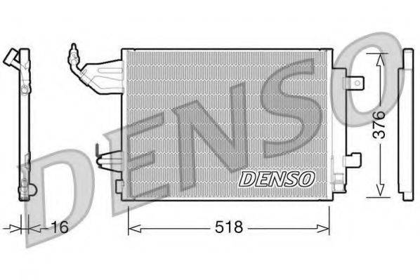 DENSO DCN16001 Конденсатор, кондиціонер