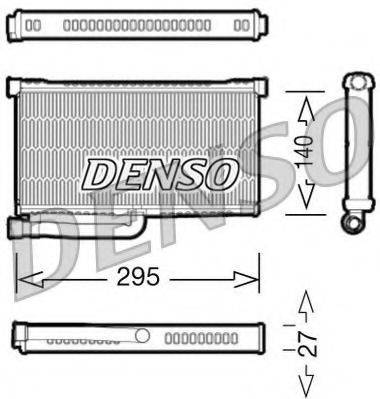 DENSO DRR02004 Теплообмінник, опалення салону