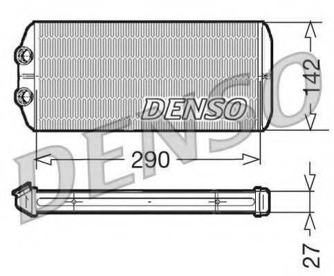 DENSO DRR07005 Теплообмінник, опалення салону