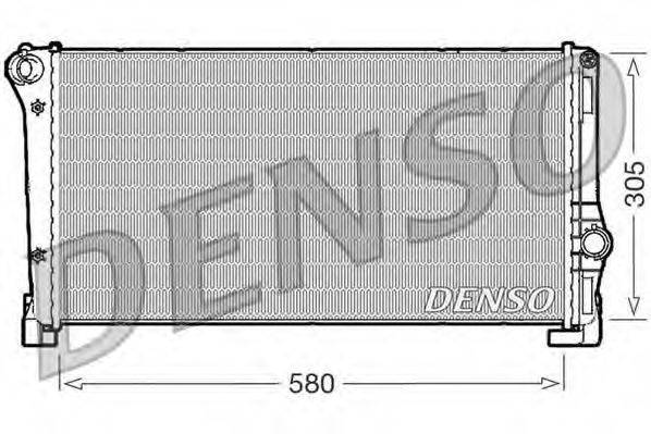 DENSO DRM09104 Радіатор, охолодження двигуна
