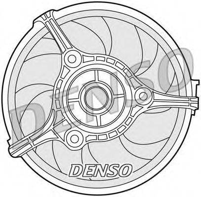 DENSO DER02002 Вентилятор, охолодження двигуна