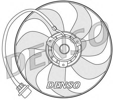 DENSO DER32001 Вентилятор, охолодження двигуна