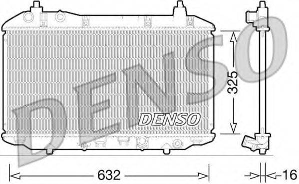 DENSO DRM40031 Радіатор, охолодження двигуна