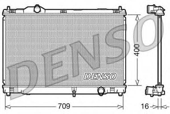 DENSO DRM51008 Радіатор, охолодження двигуна