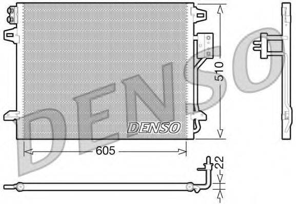 DENSO DCN06006 Конденсатор, кондиціонер