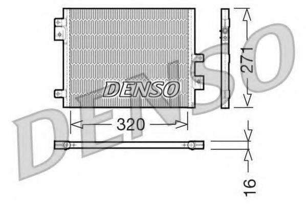 DENSO DCN28002 Конденсатор, кондиціонер