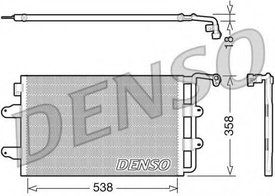 DENSO DCN32026 Конденсатор, кондиціонер