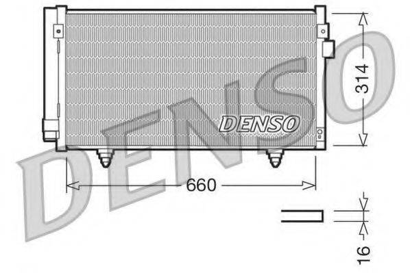 DENSO DCN36003 Конденсатор, кондиціонер