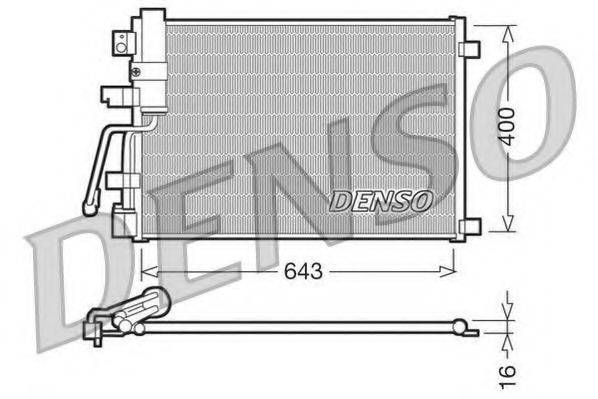 DENSO DCN46003 Конденсатор, кондиціонер