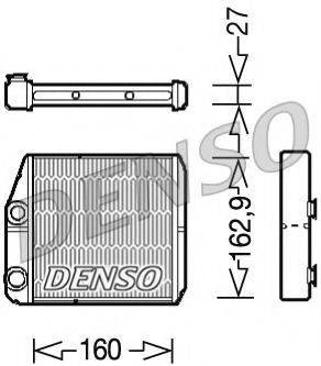 DENSO DRR09035 Теплообмінник, опалення салону