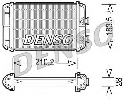 DENSO DRR20004 Теплообмінник, опалення салону