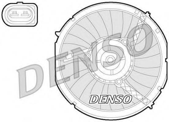 DENSO DER02003 Вентилятор, охолодження двигуна