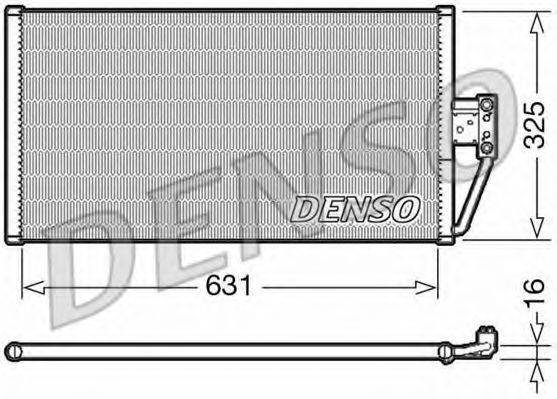 DENSO DCN05021 Конденсатор, кондиціонер