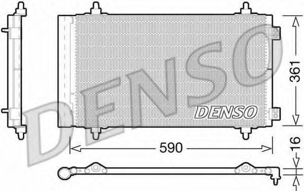 DENSO DCN21018 Конденсатор, кондиціонер