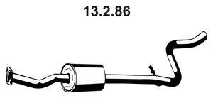 WALKER 22307 Середній глушник вихлопних газів