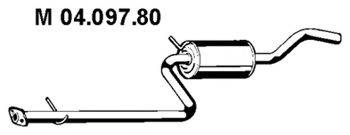 TESH 260783 Середній глушник вихлопних газів