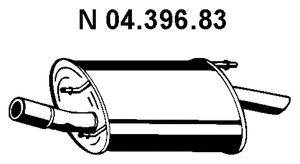 ERNST 311 21 2 Глушник вихлопних газів кінцевий