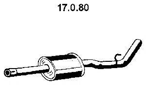 TESH 230644 Передглушувач вихлопних газів