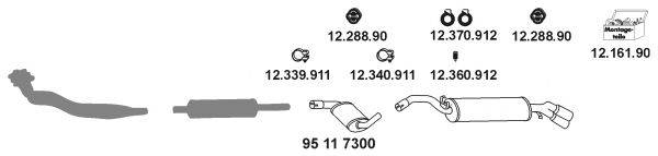 EBERSPACHER 12313 Система випуску ОГ