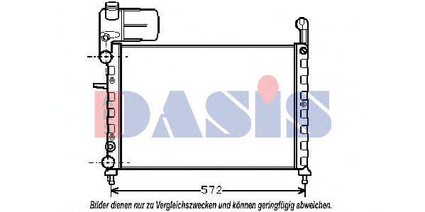 AKS DASIS FT2101 Радіатор, охолодження двигуна