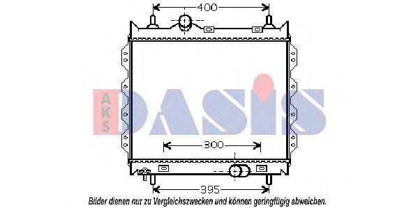 AKS DASIS CR2083 Радіатор, охолодження двигуна