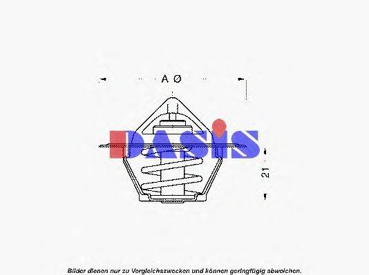 AKS DASIS 313688D50 Термостат, охолоджуюча рідина