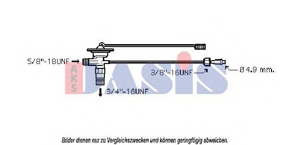 AKS DASIS 8500061 Розширювальний клапан, кондиціонер