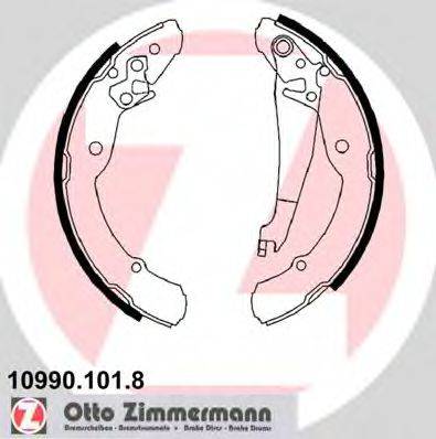 ZIMMERMANN 109901018 Комплект гальмівних колодок