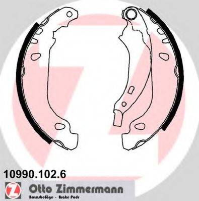 ZIMMERMANN 109901026 Комплект гальмівних колодок