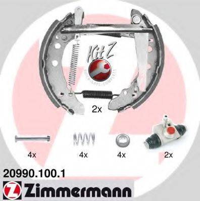ZIMMERMANN 209901001 Комплект гальмівних колодок