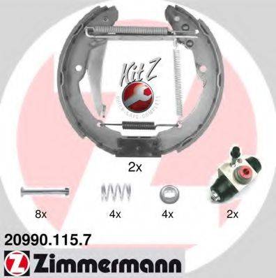 ZIMMERMANN 209901157 Комплект гальмівних колодок