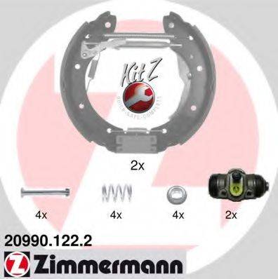 ZIMMERMANN 209901222 Комплект гальмівних колодок