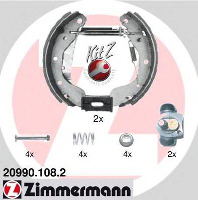 ZIMMERMANN 209901082 Комплект гальмівних колодок