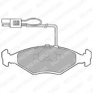 BRAKE ENGINEERING PA577 Комплект гальмівних колодок, дискове гальмо