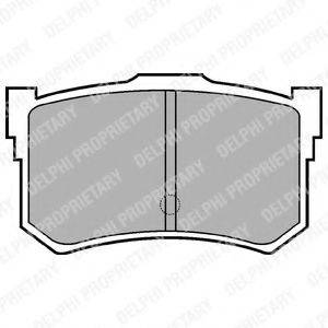 BENDIX 353123 Комплект гальмівних колодок, дискове гальмо