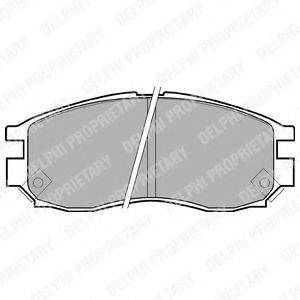 BRAKE ENGINEERING PA1222 Комплект гальмівних колодок, дискове гальмо